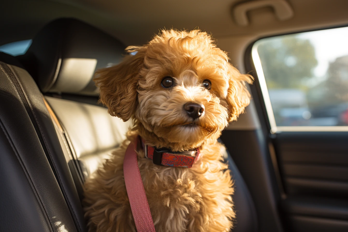 Dodge Charger Dog Car Seat for Miniature Poodles