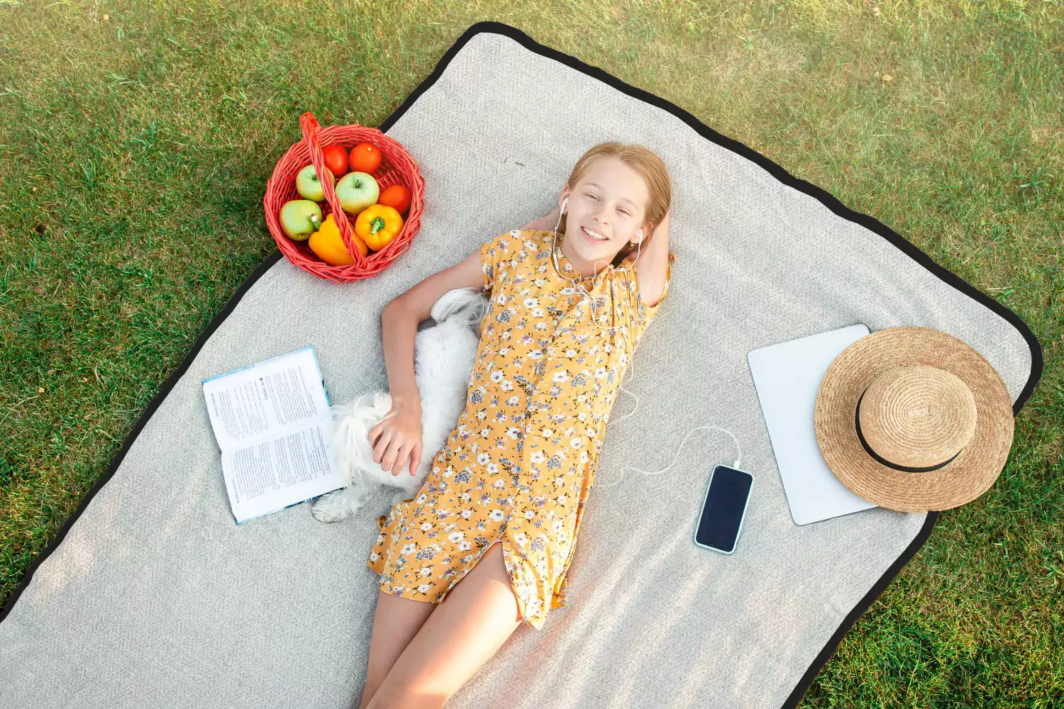 camp picnic blanket