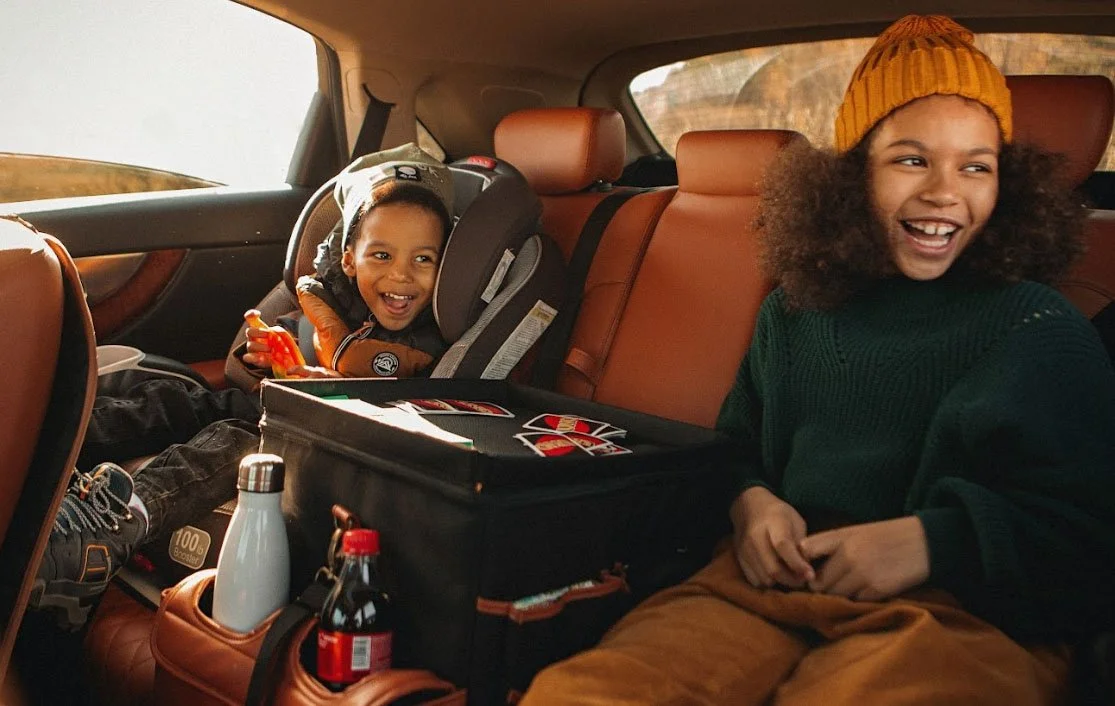 Buick Enclave organizer for road trip