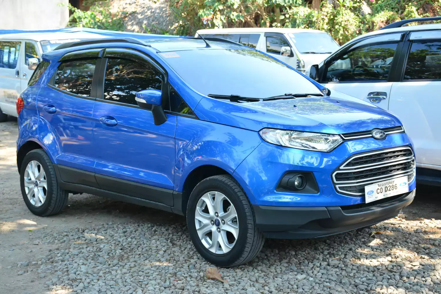 Ford EcoSport rear storage