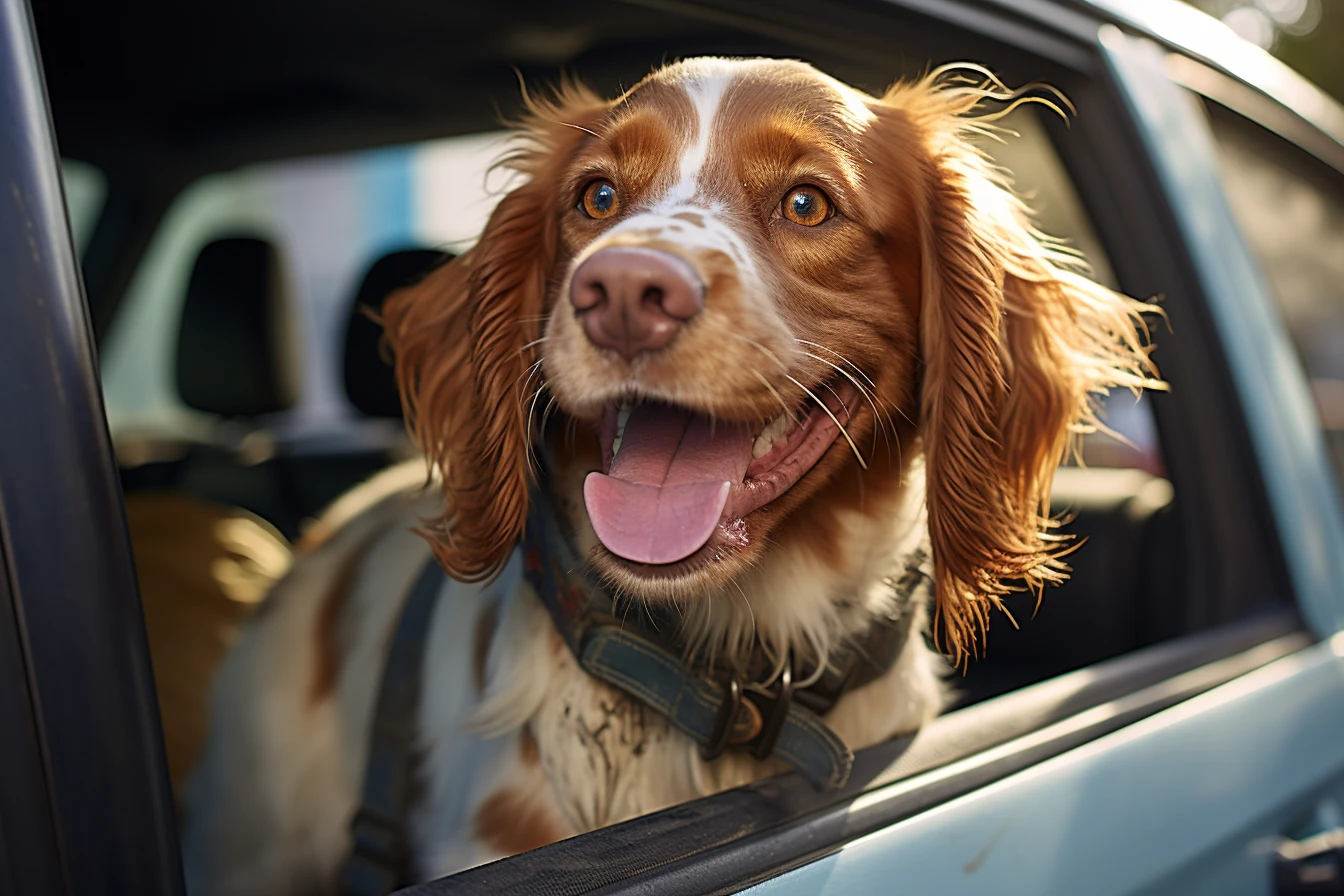 Toyota Tacoma Dog Safety Belt for Brittanys